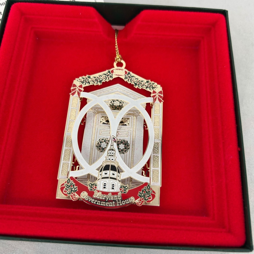 Maryland Government House‎ 2016 Holiday Ornament Circle of Life Yumi Hogan Boxed